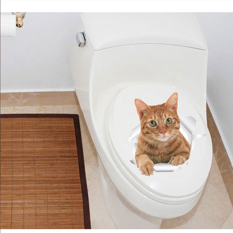 Acheter Drole Chat Stickers Muraux Decorations Pour La Maison Toilettes Stickers Toilette Animaux 3d Chaton Trou Casse Murale Art Diy Wc Decor De 2 Du Chairdesk Fr Dhgate Com Acheter Drole Chat Stickers Muraux Decorations Pour La Maison Toilettes Stickers Toilette Animaux 3d Chaton Trou Casse Murale Art Diy Wc Decor De 2 Du Chairdesk Fr Dhgate Com