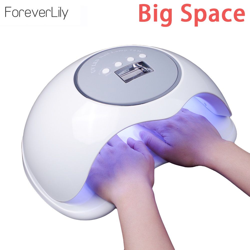 2021 72W UV Lamp LED Nail Lamp High Power For Nails All Gel Polish Nail