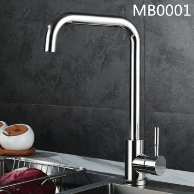 Stainless Steel Mixer Tap Mb0001 Basin Sink Faucet Wholesale Chinese And American Standard Water Pipes Can Be Used