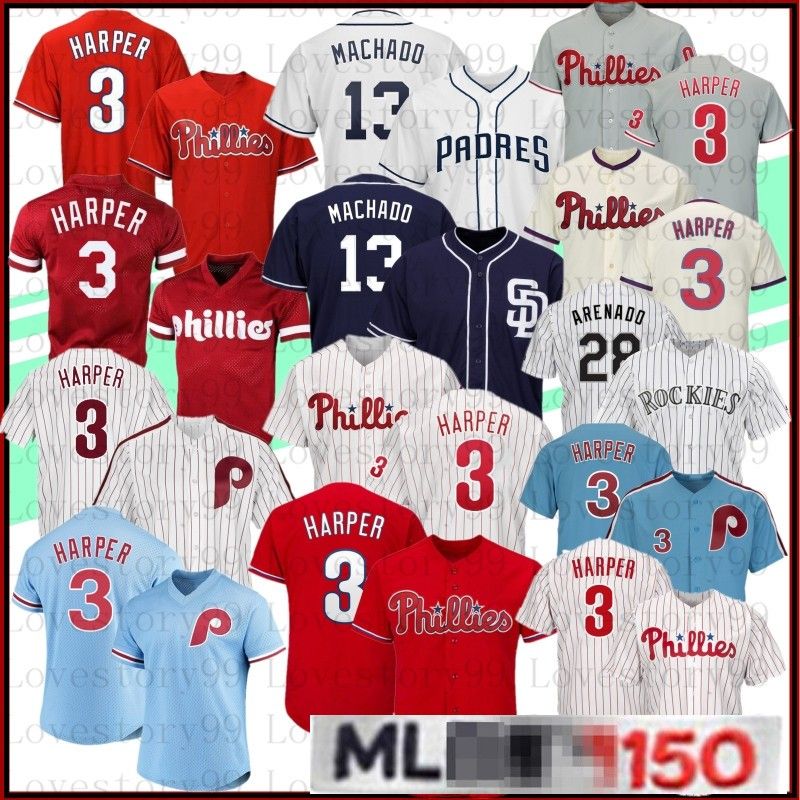 red bryce harper jersey