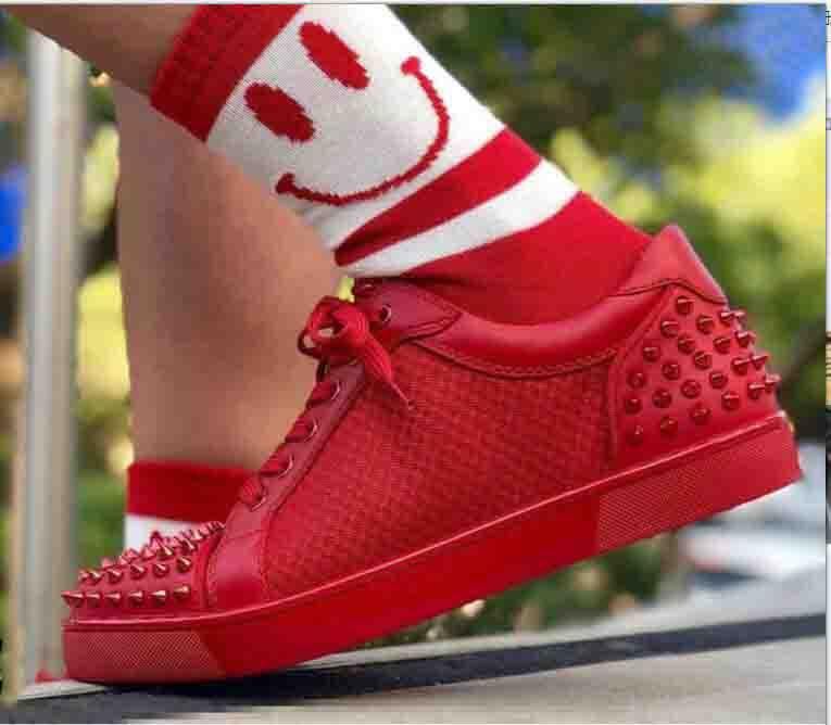 new red bottom sneakers