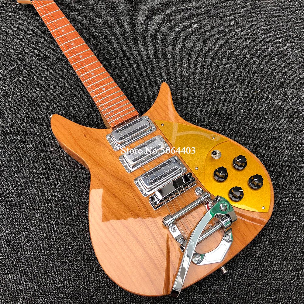 High Quality 325 Electric Guitar, Alnus Cremastogyne Body, Log Color