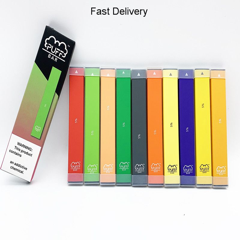 New Package Black Puff Bar Disposable Device Pod Puff Bars