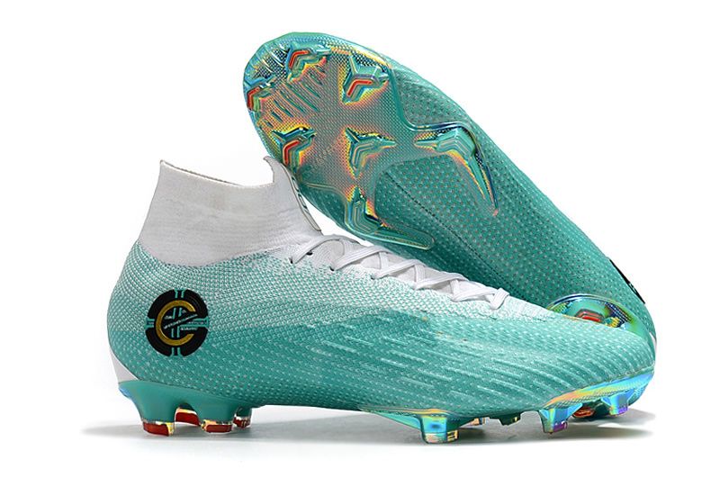 2020 Football Boots Ice Blue Original Soccer Cleats Mercurial Superfly V SX Neymar Soccer Shoe 