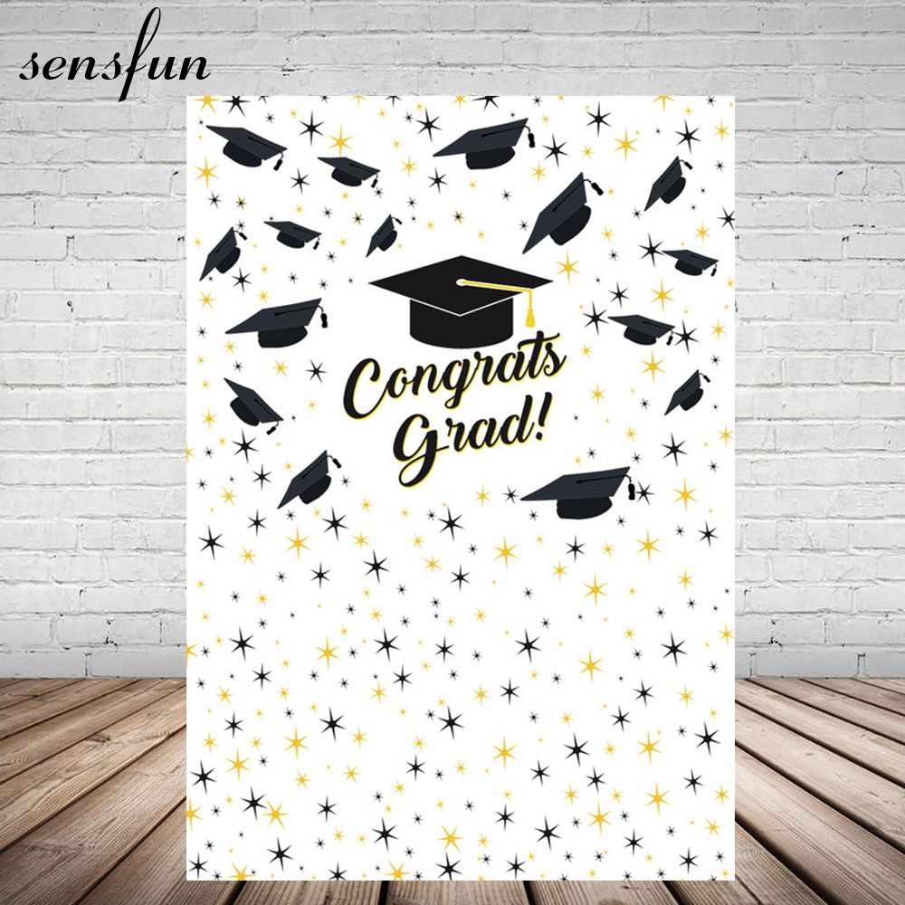 compre sensfun congrats grad fundos de fotografia bachelor cap