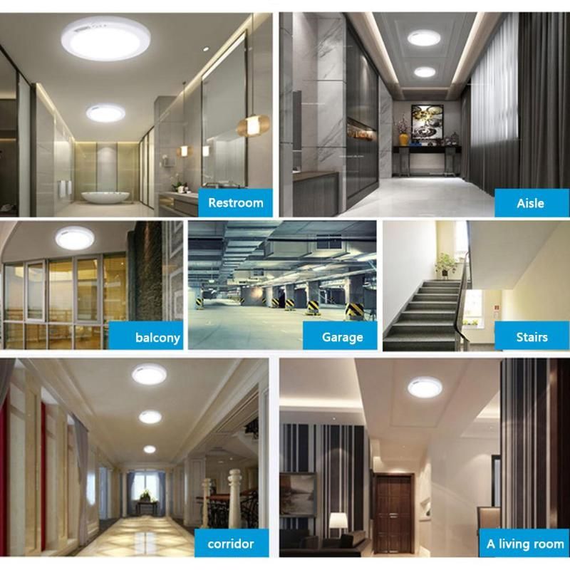 Human Motion Sensor Led Ceiling Light Smart Control Stairs Hallway Infrared Lamps Ac180 240v Indoor Night