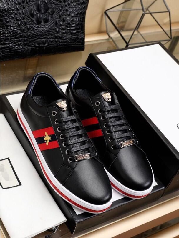 Top Quality Sneakers Luxury Men Shoes Male Casual Shoes Genuine Leather ...
