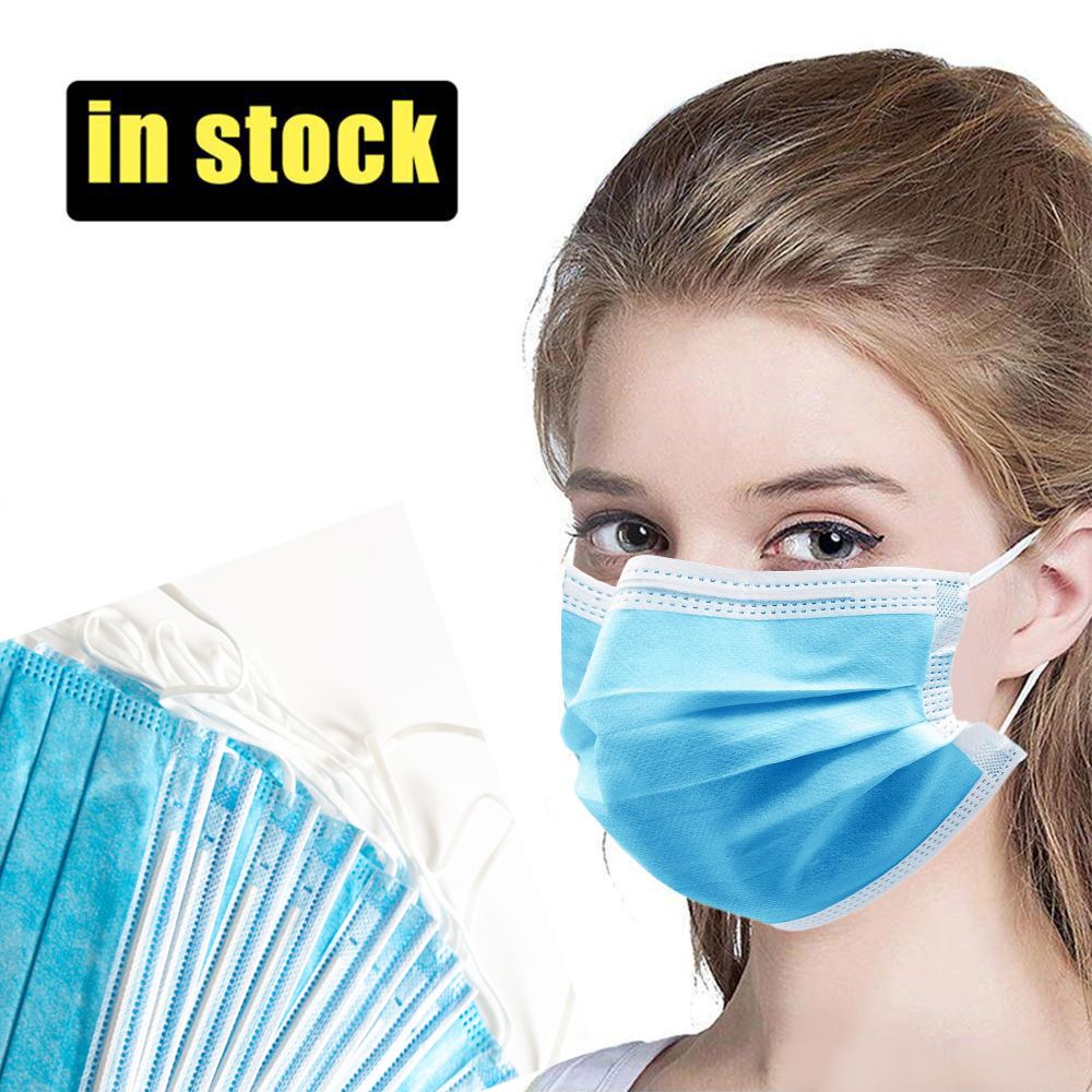 2020 3ply Nonwoven Fabric Mask With Filter Cotton For Blocking