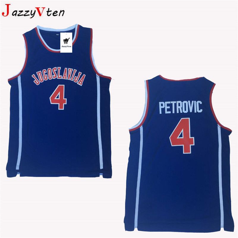 2021 Men Embroidery Croatia 10 Cibona Drazen Petrovic Basketball