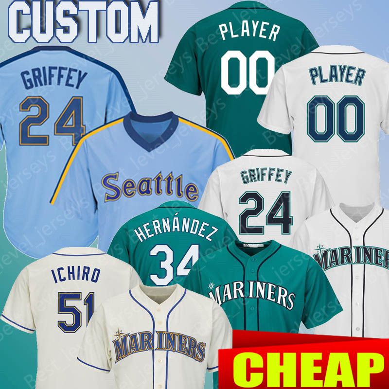 custom mariners jersey