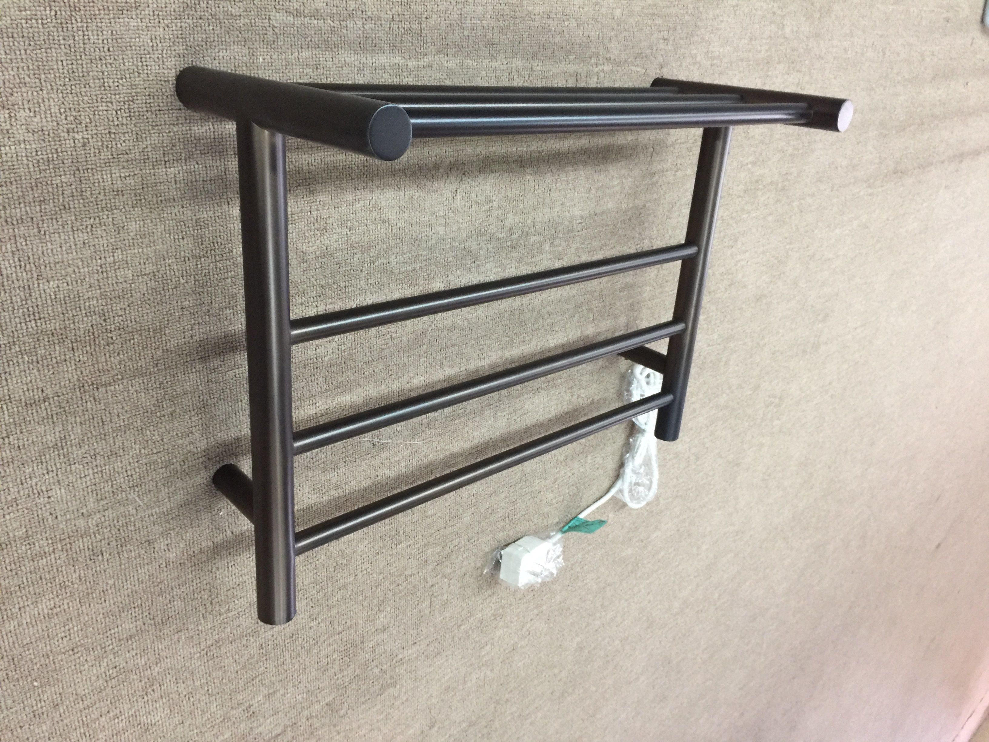 Onda Warmer T Shaped Stainless Steel 304 Electric Heated Towel Rail Bathroom Wall Mounted