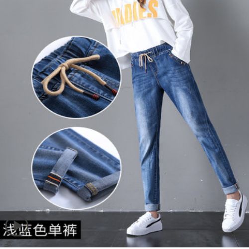 light blue jeans winter outfit