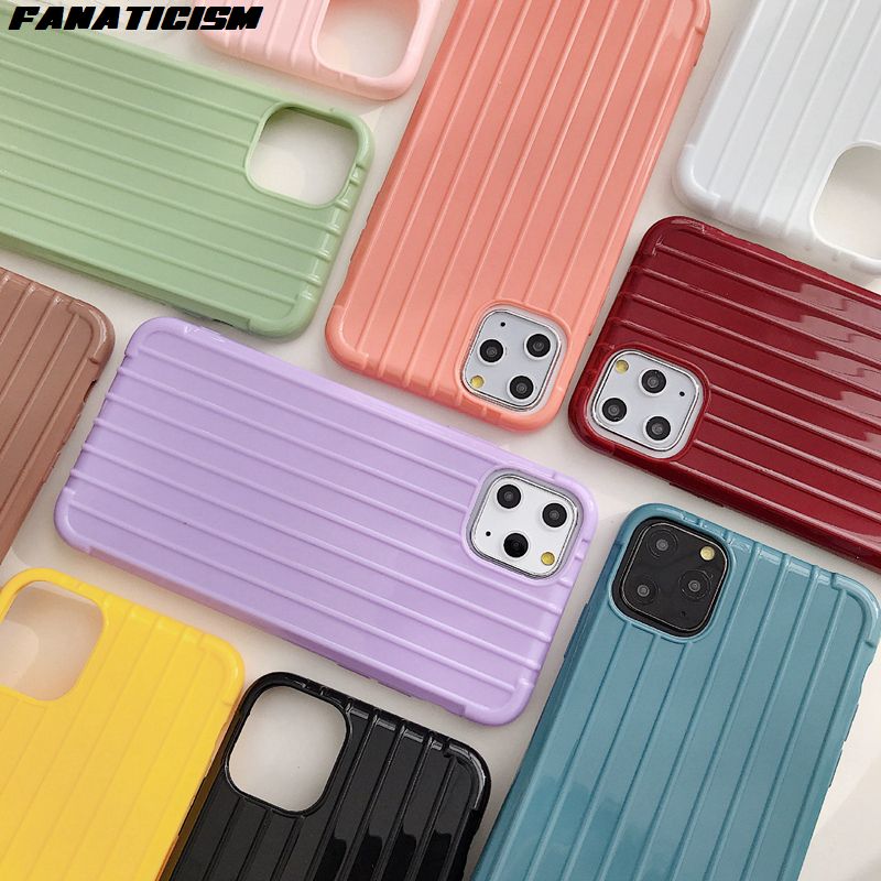 3D Suitcase Phone Cases For Iphone 11 Pro XR XS Max TPU Cover Soft