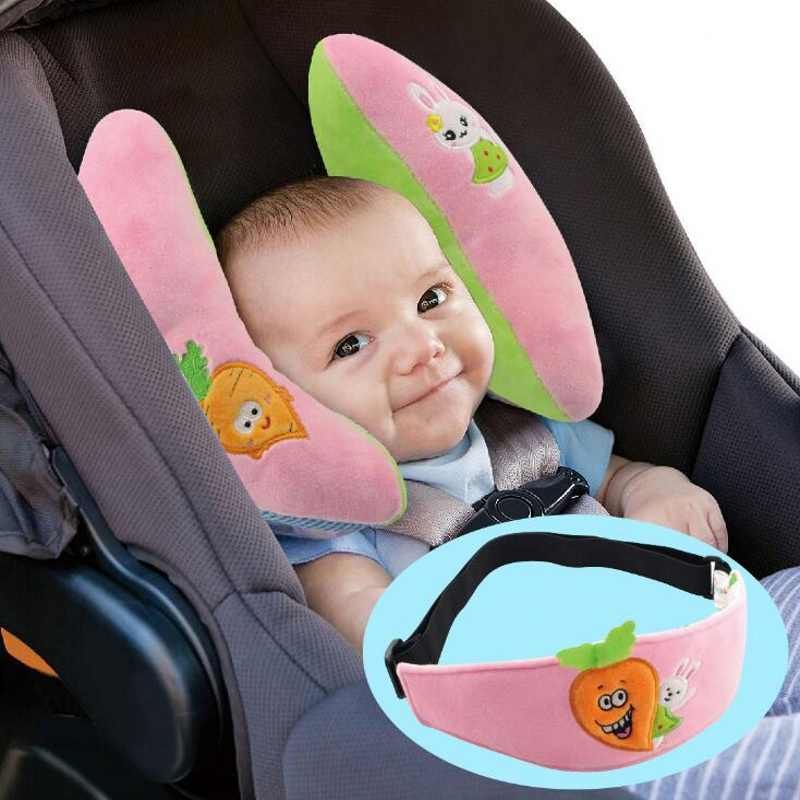 Support Headrest Travel Car Seat Adjustable Neck Pillow Kids Cushion Baby Protection Nursing Eye Shade
