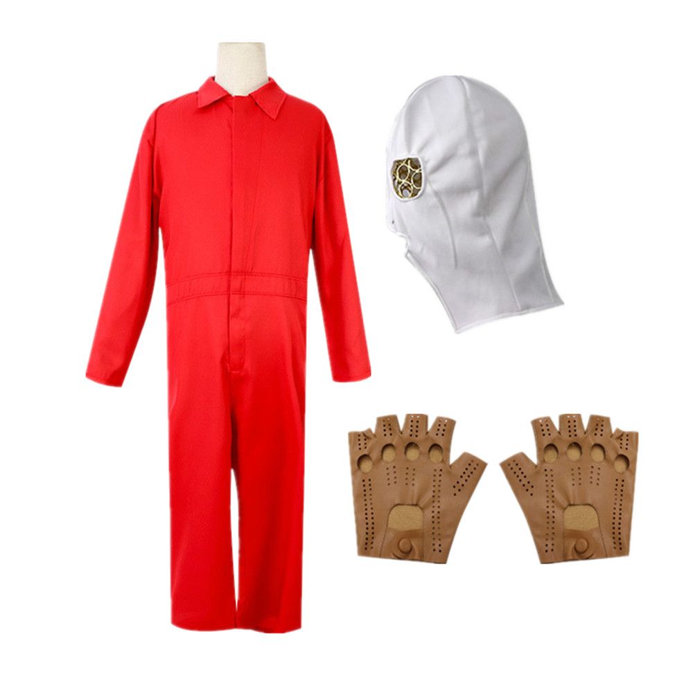 Movie Us Cosplay Costume Red Jumpsuit Halloween Party Costume For Women