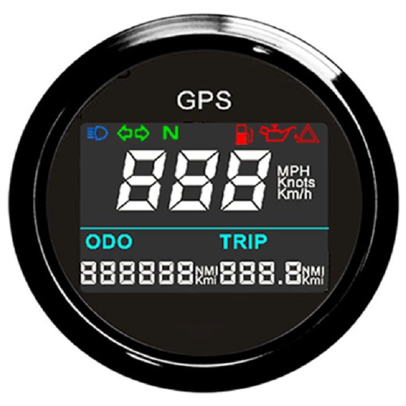 Diagram Universal Motorcycle 52mm Digital Gps Speedometer Odometer