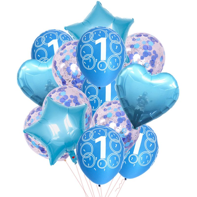 Party Supplies 1st Birthday Party Decor 12inch Latex Confetti