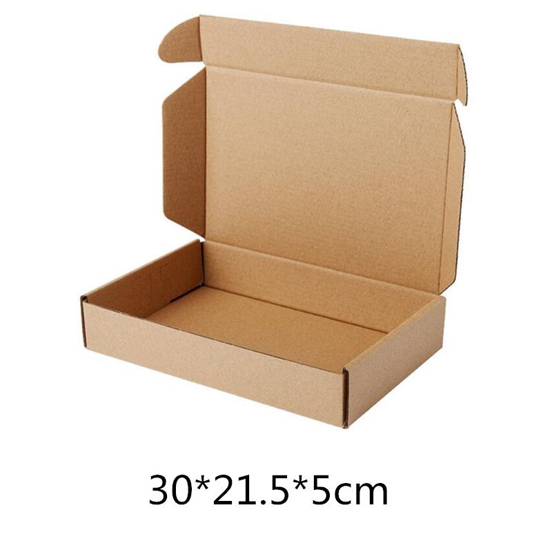 Brown Kraft Cardboard Boxes Business Express Shopping Delivery Packaging Paper Package Mailing