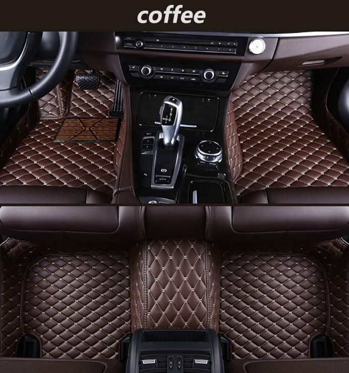 Toyota Yaris 2008 2013 Car Mat Luxury Surrounded By Waterproof Leather Wear Car Mat