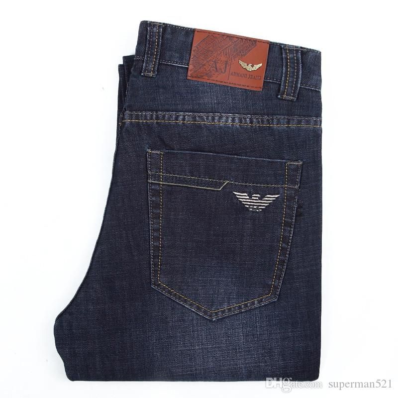 2021 New Italy Brand Jeans Men'S Denim Trousers A Fashion Cotton Jeans Mani Pants Male Calca Men