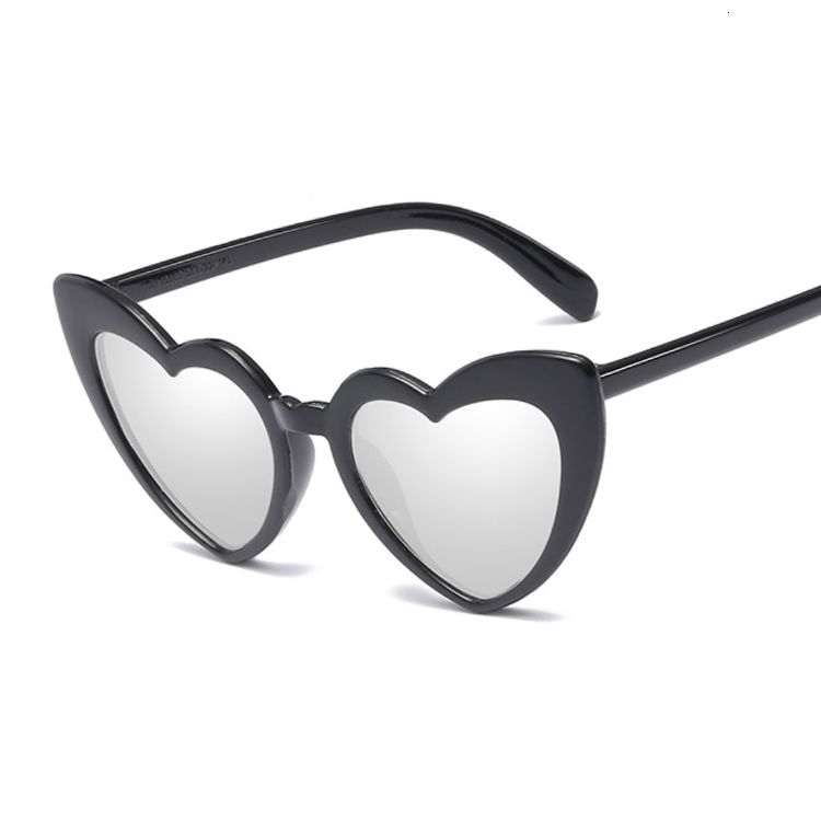 Heart Sunglasses Women Designer Cat Eye Sun Glasses Female Retro Love