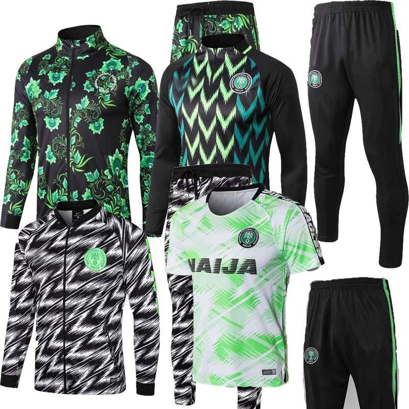 2019 MUSA 2018 World Cup Nigeria Soccer Jacket Tracksuit 18 19 Chandal