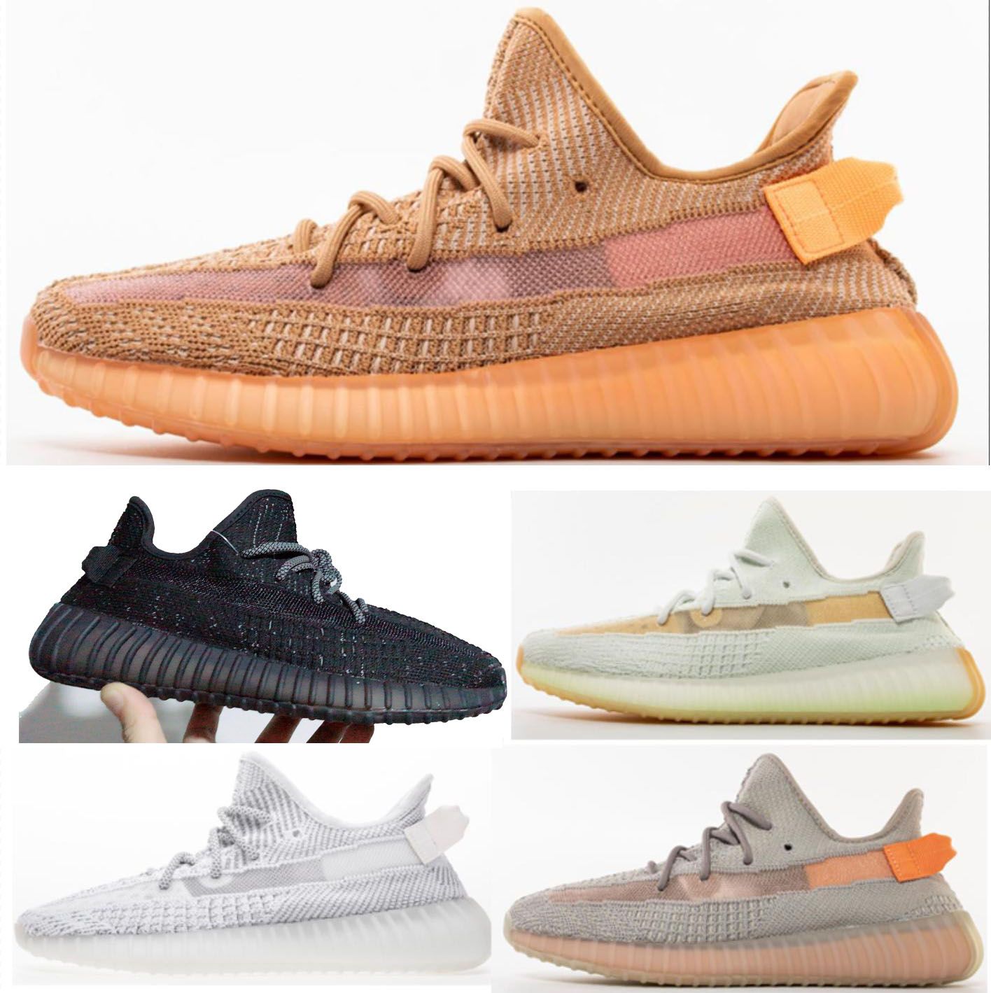 yeezy 350 clay stock numbers