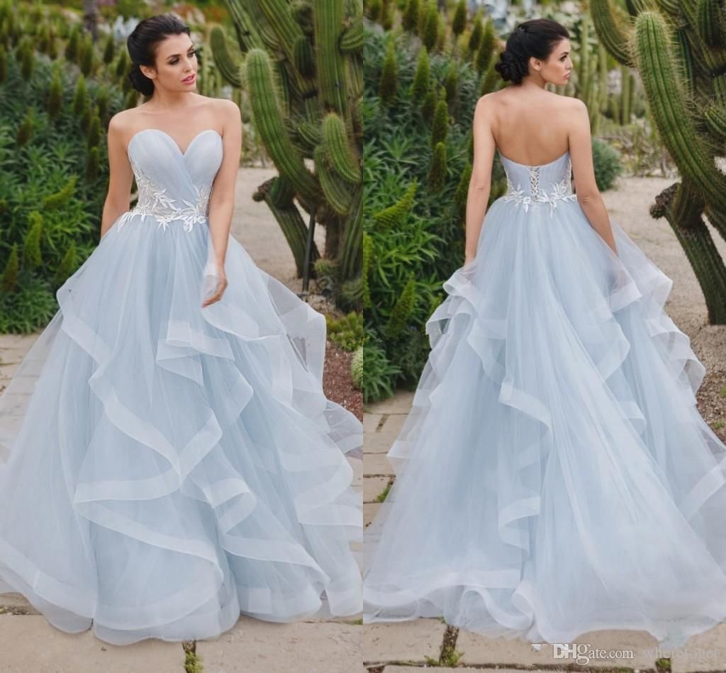 Cheap And Elegant Prom Dresses With Ruffles Tulle Long A Line Prm