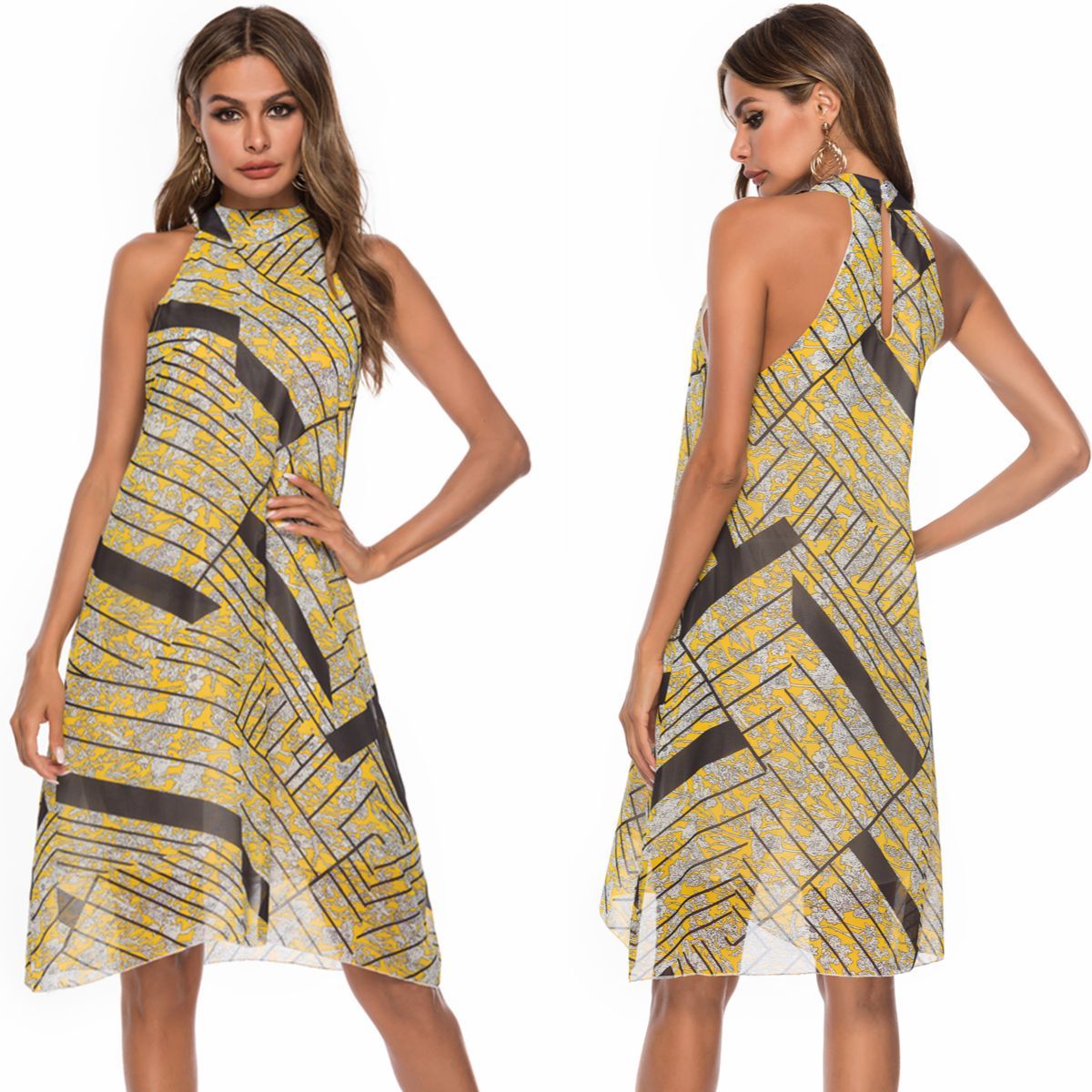 Halter Charming Mini Dress