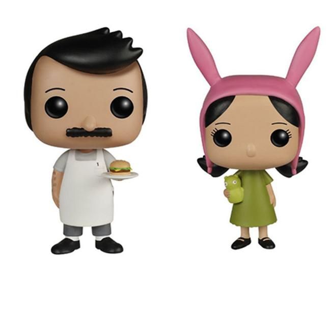 2019 Funko Pop Bob&#39;S Burgers BOB BELCHER 74# Louise BELCHER 78# Anime Figures Collection Model ...