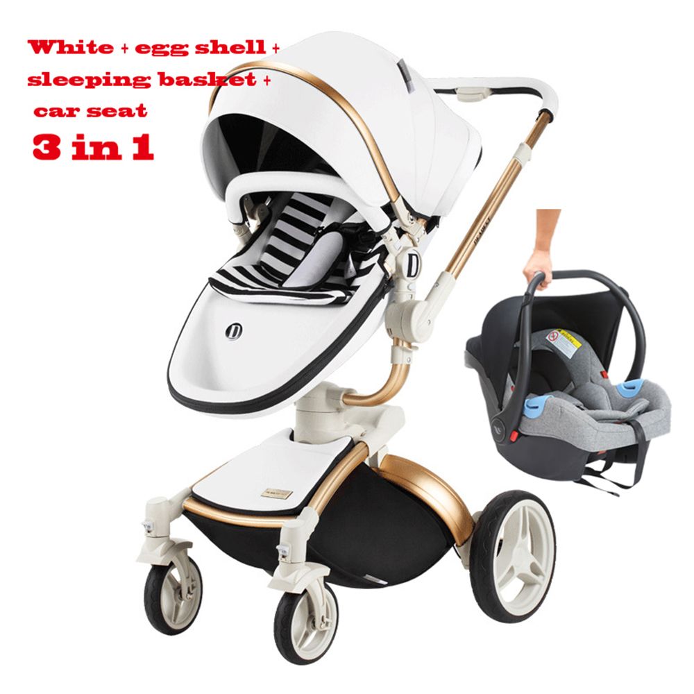 2020 Egg Shell Baby Stroller Infant Stroller Travel System 3in 1 Baby