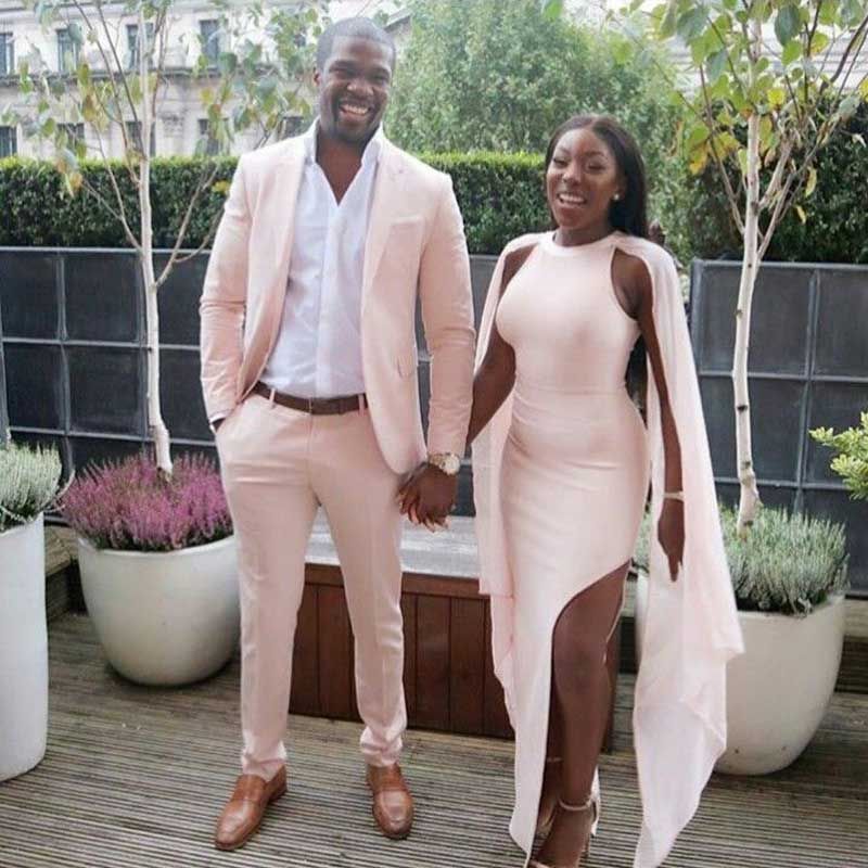 pink prom outfits men