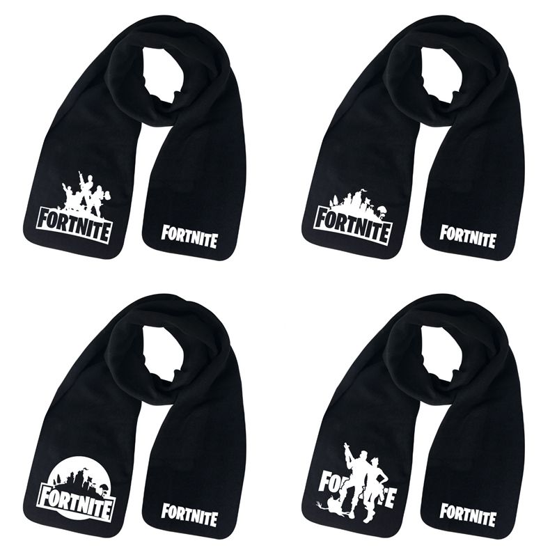 compre fortnite cachecol jogo batalha royale personagens de desenho animado impresso outono inverno lencos quentes unisex malha cachecois adulto homens - desenhos do fortnite para desenhar