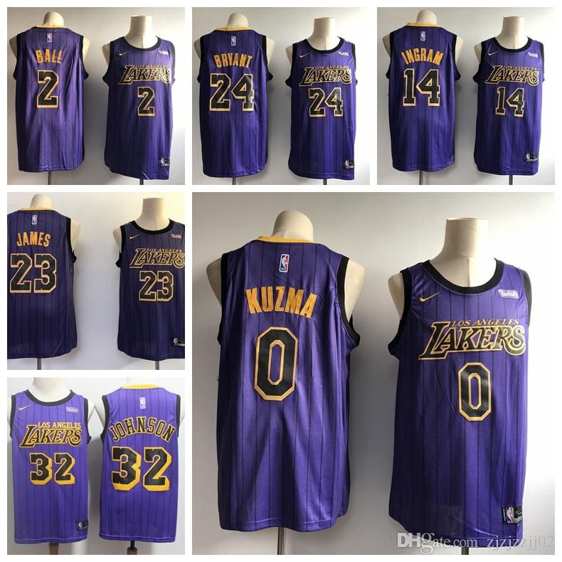 black lebron laker jersey