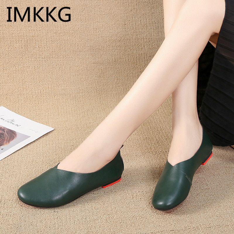 Couleur Décontractées Appartements Plus Automne Femmes Grand Taille Bonbon Chaussures Mocassins Confortable Printemps La Plat Femme AR4jL5