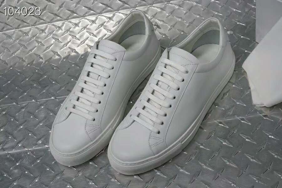 simple leather sneakers