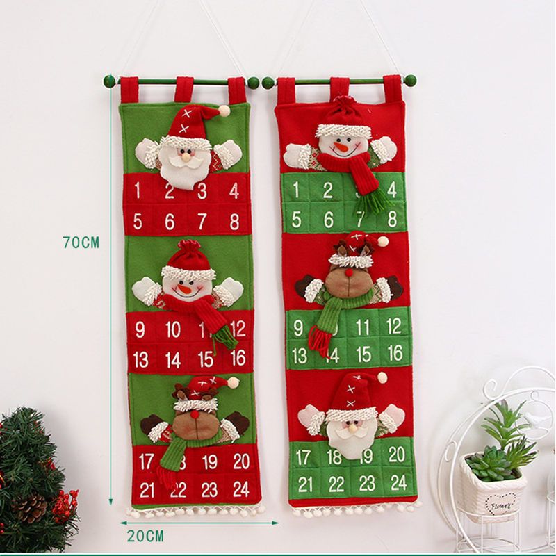 Christmas Items 2019 Christmas Advent Calendar 2019 New Year Decor Door Wall Hanging Christmas Items 2019 Christmas Advent Calendar 2019 New Year Decor Door Wall Hanging