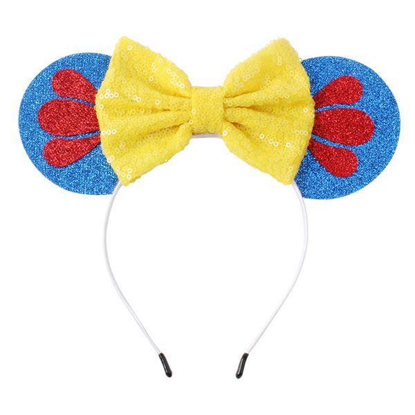 Baby Girls Soft Satin Organza Bow Elastic Headband Hair Band Accessories-135r