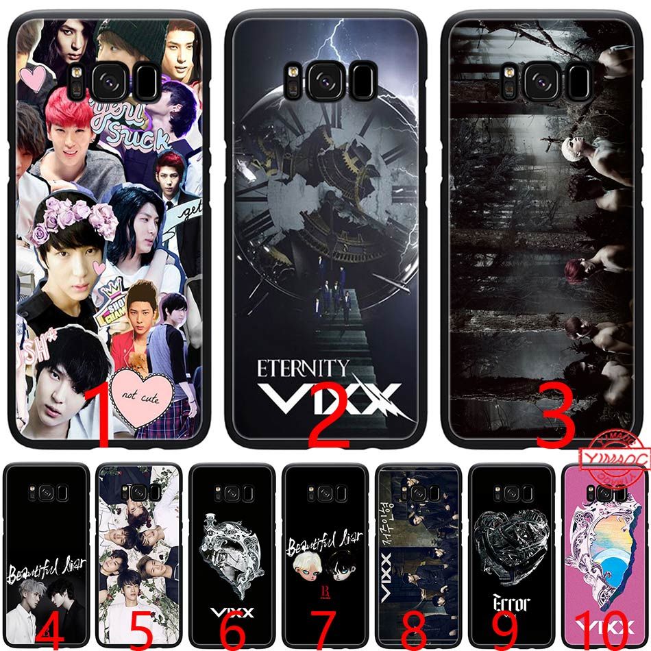 vixx kpop soft silicone black tpu phone case for samsung a3 a5 2016