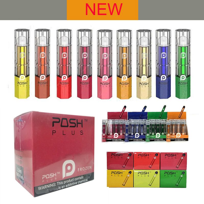 POSH PLUS Disposable Device Pod Starter Kit 2.0ml Cartridges 500 Puffs