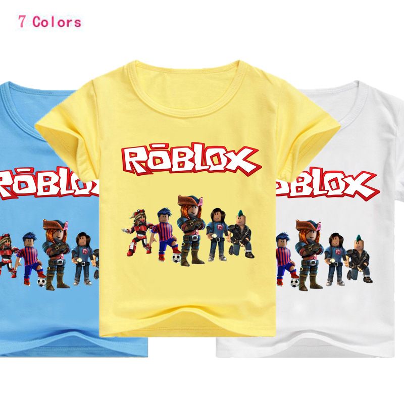 2019 Summer Boys T Shirt Roblox Stardust Ethical Cotton Cartoon T Shirt Boy Rogue One Roupas Infantis Menino Kids Costume T057 - 