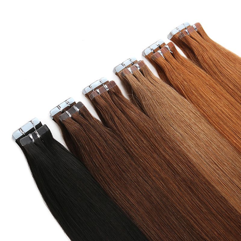 Tape In Extensions 18 20 22 24 Skin Weft Seamless Hair