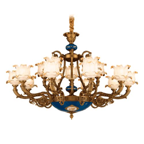 Chandeliers Lights European American Luxury Royal Retro Palace Led Chandeliers Lights European American Luxury Royal Retro Palace Led Crystal Chandelier Pendant For Hotel Villa Home Decoration French