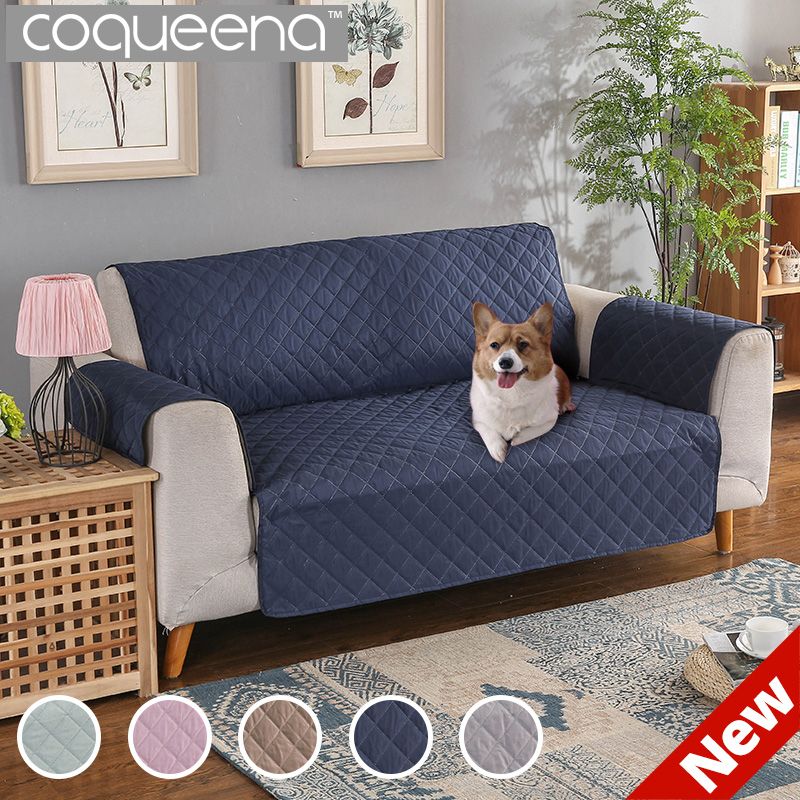 100 Waterproof Quilted Sofa Covers For Dogs Pets Kids Recliner Armchair Couch Slipcover Furniture Protector Anti Slip