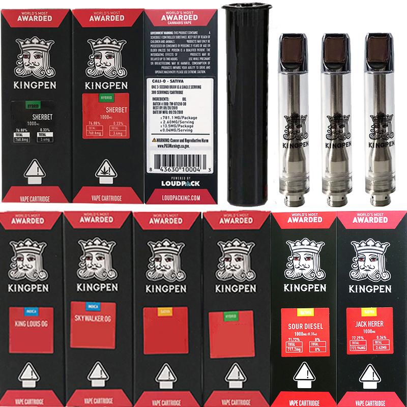 Kingpen King Pen Empty Vape Pen Cartridges 0.5ml 1ml Ceramic E