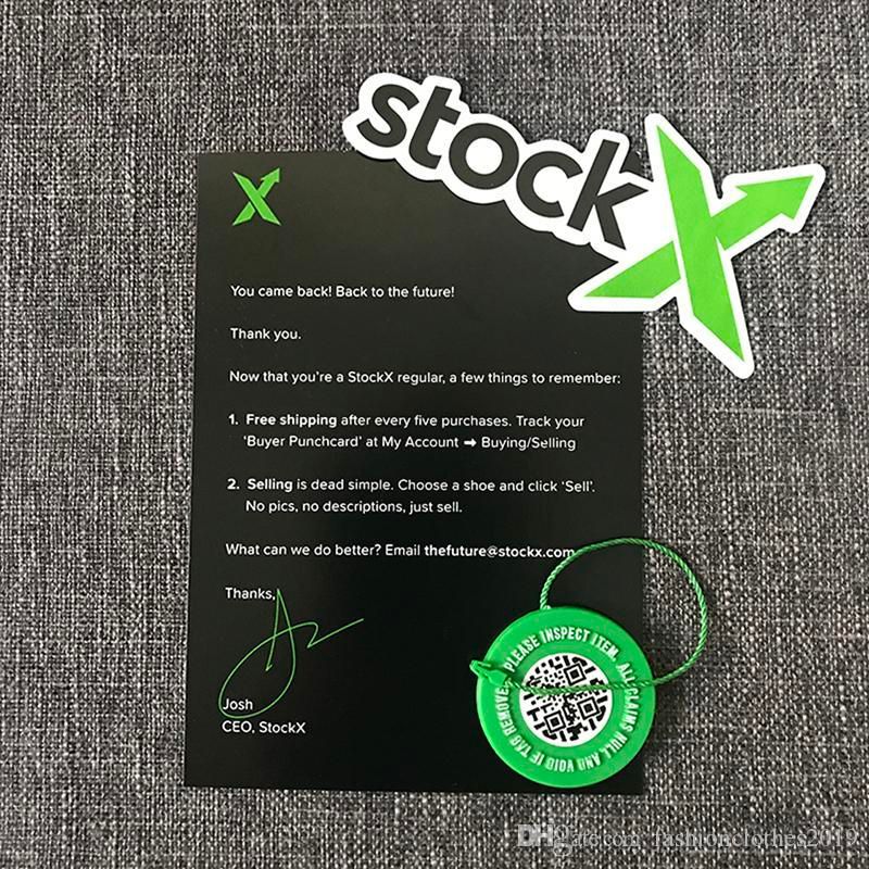 2021 2018 In Stock X Green Circular Tag Rcode Stickers Flyer Plastic