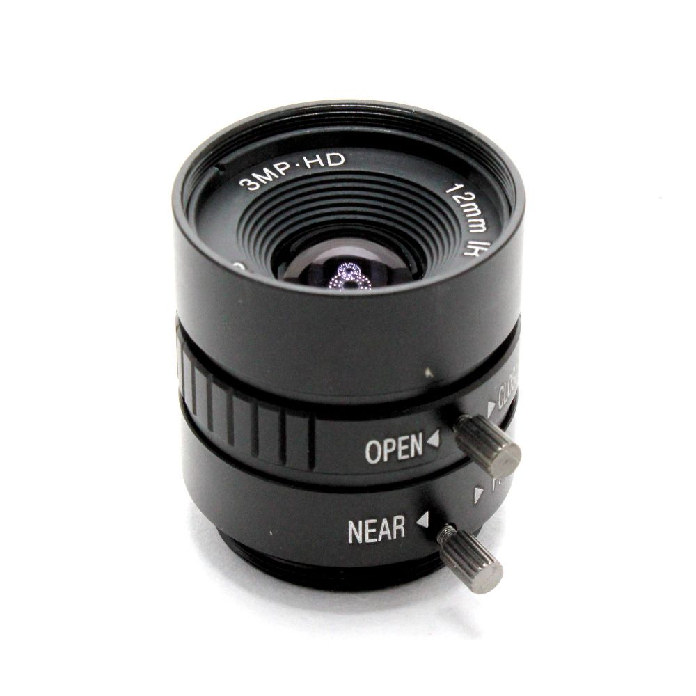 Industrial Lens 12mm 3MP 1/2 High Definition Network Lens From