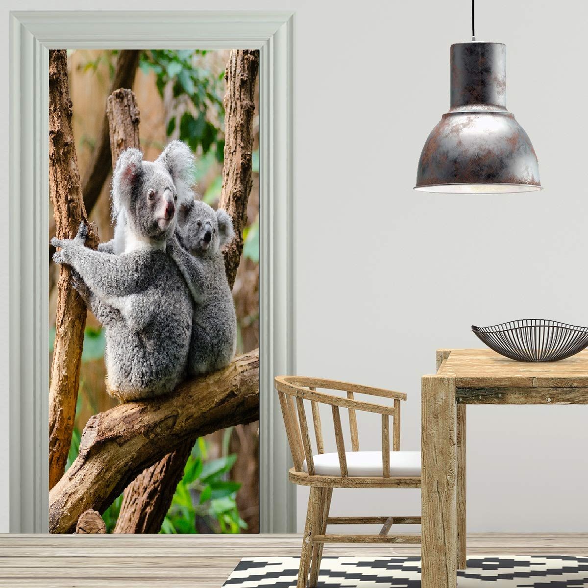 Diy Door Sticker Koala Bear Animal Decals Decorations For Diy Door Sticker Koala Bear Animal Decals Decorations For Bedroom Living Room Wallpapers Decal Home Accessories Decorative Stickers The Wall