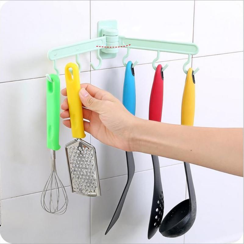 2019 Kitchen Door Wall Cabinet Hooks Self Adhesive Bathroom Strong