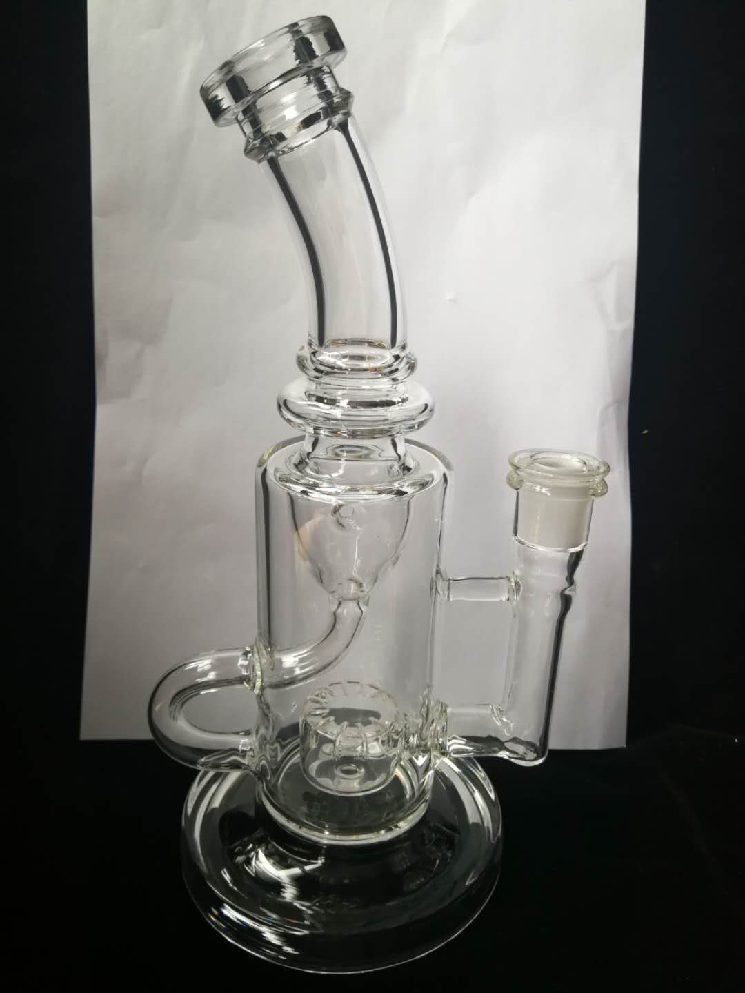 2020 Tiktok Hot Klein Glass Bongs Water Torus Bong Recycler Oil Rigs